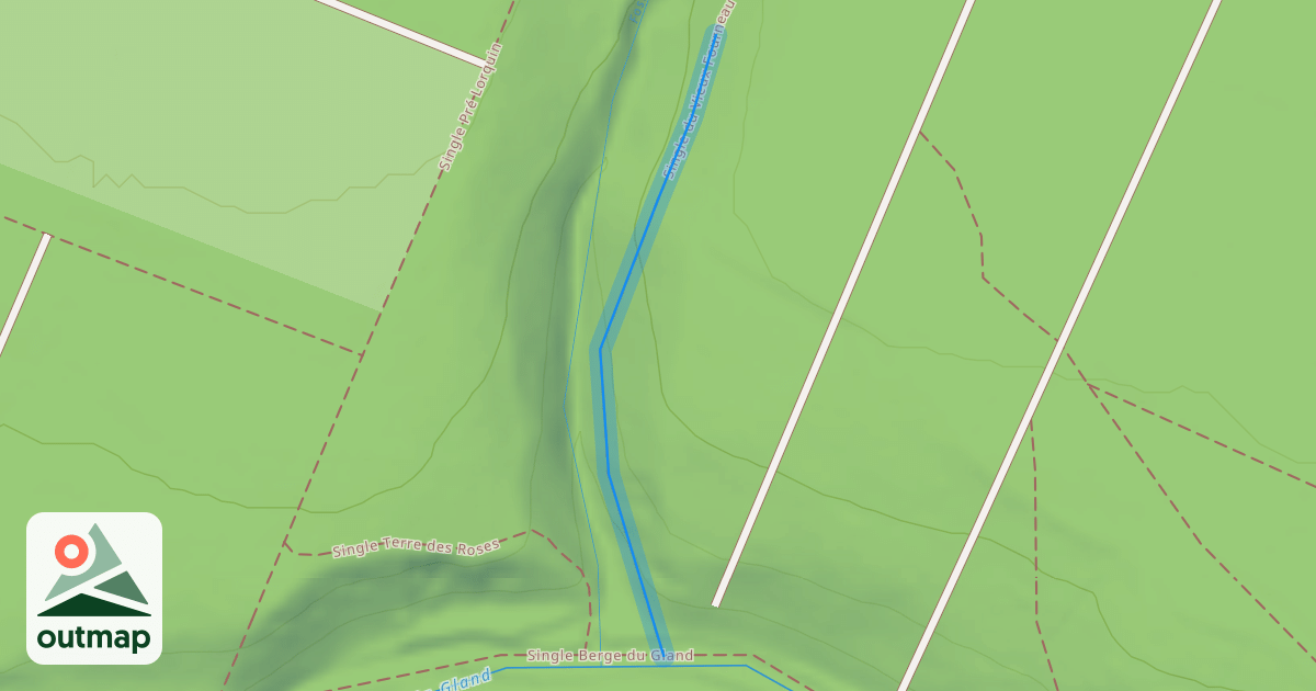 Map of Single du Vieux Fourneau
