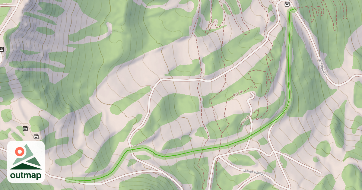 Map of Honeysuckle