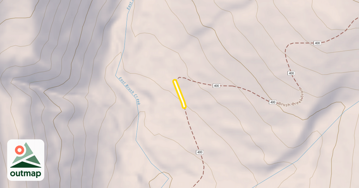 Map of Brush Creek Trail