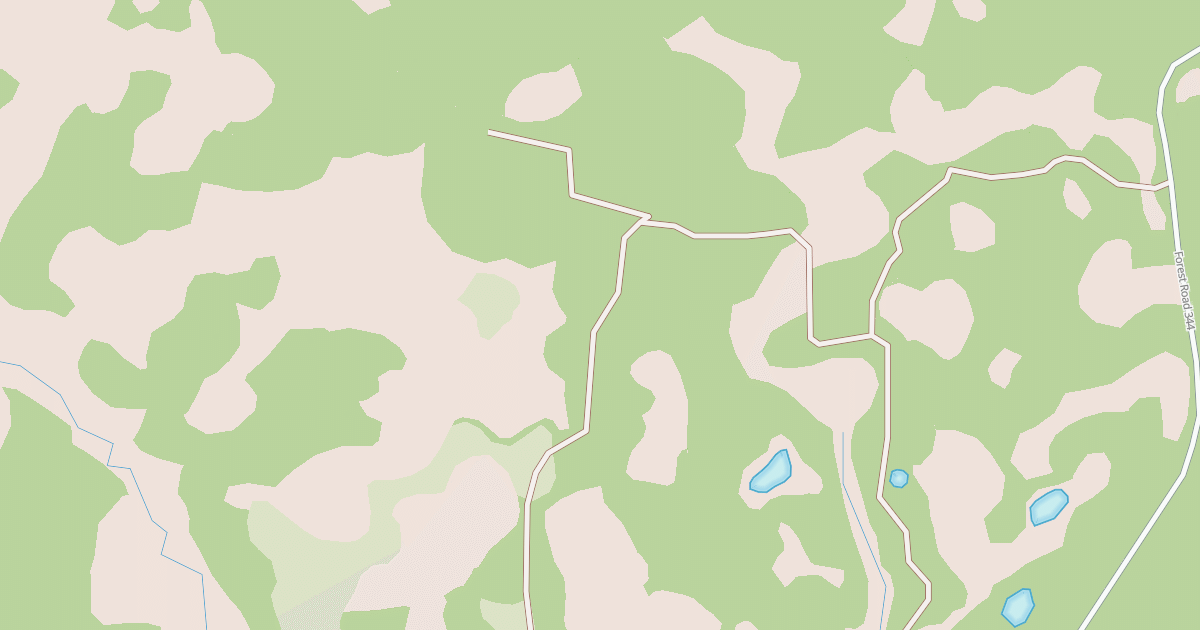 Map preview of USFS National Forest System Roads {5C39468E-F4DA-40A6-8CB4-21A133BDB404}