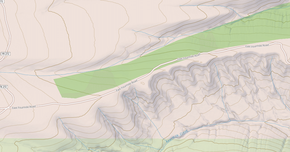 Map preview of EAST FOURMILE