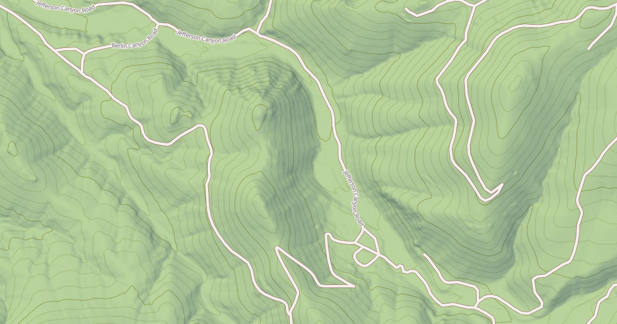 Map preview of JEFFERSON CANYON