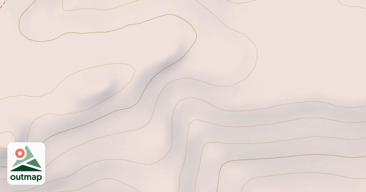 Map of DRY HOLLOW SPUR