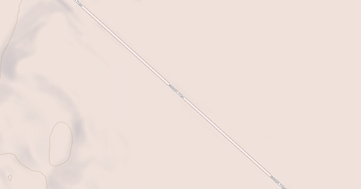 Map preview of Wilton Trails Northwest