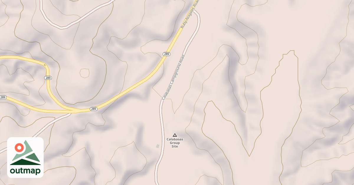 Map of CALABASAS CAMPGROUND