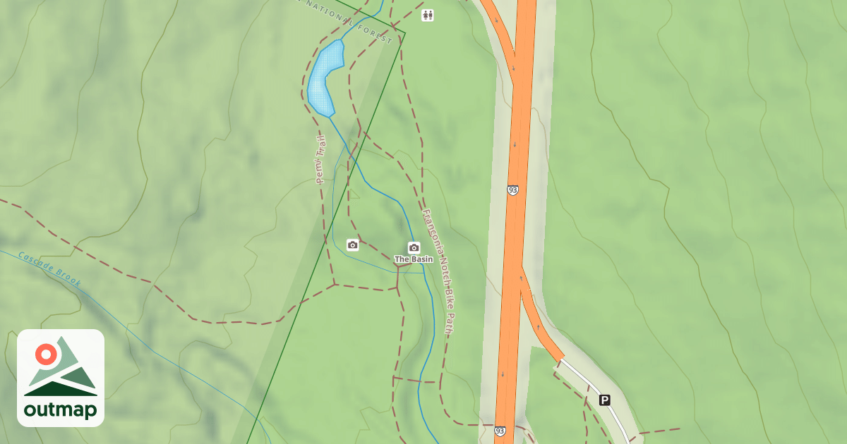 Map of bike path