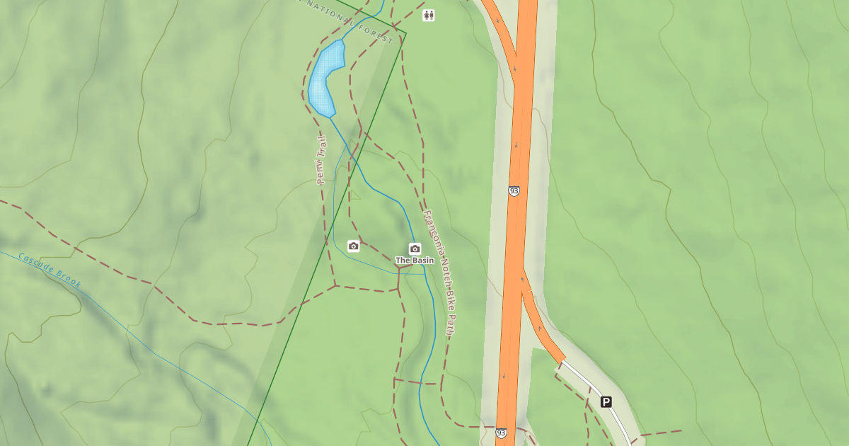 Map preview of bike path