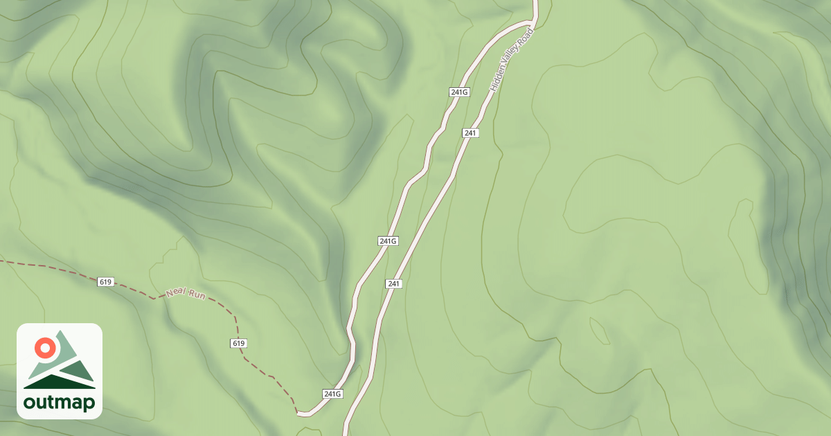 Map of ATV ACCESS ROAD
