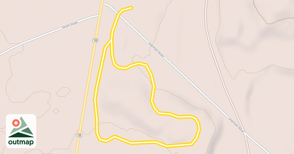 Map of East Sherman Loop