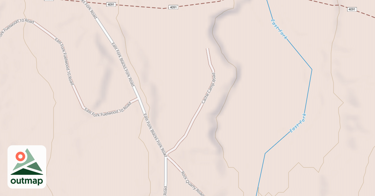 Map of CACHE CAMP