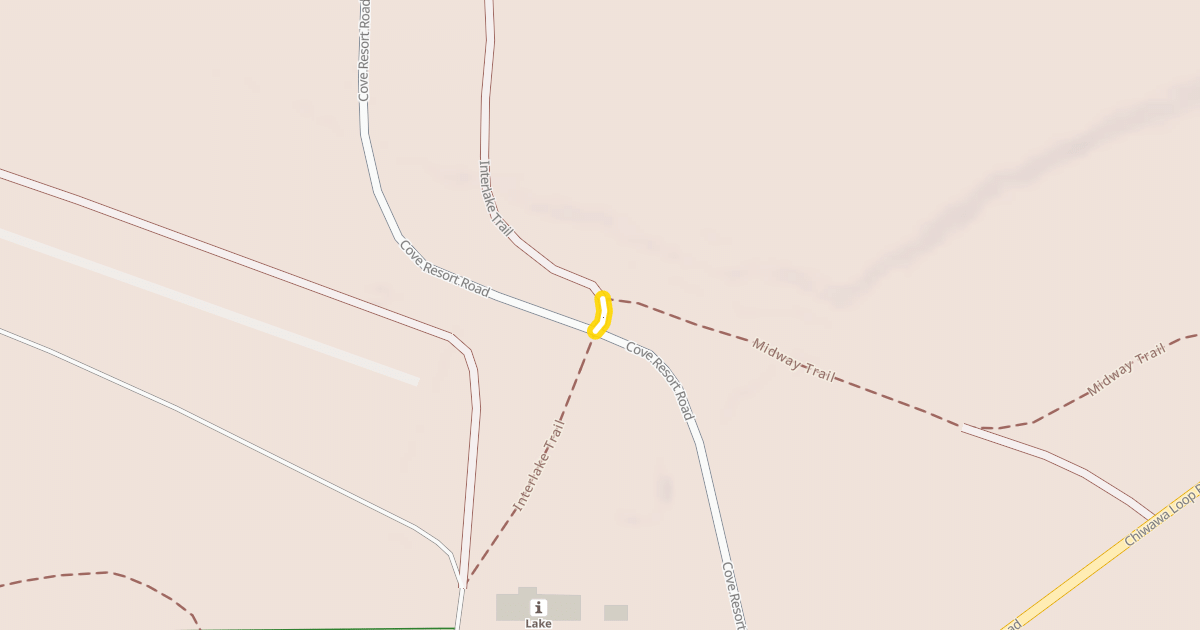 Map preview of Interlake Trail
