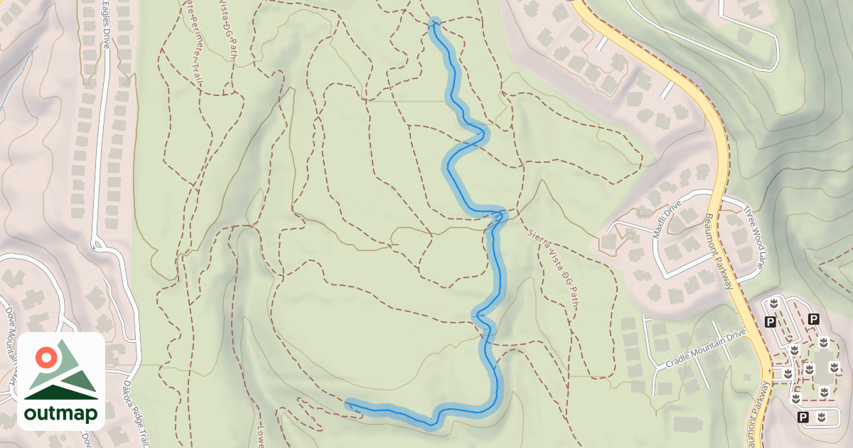 Map of Intermediate Flow Trail