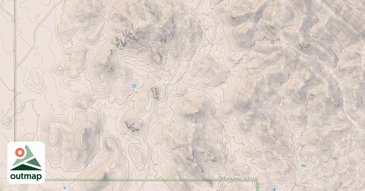 Map of GILLMAN CANYON