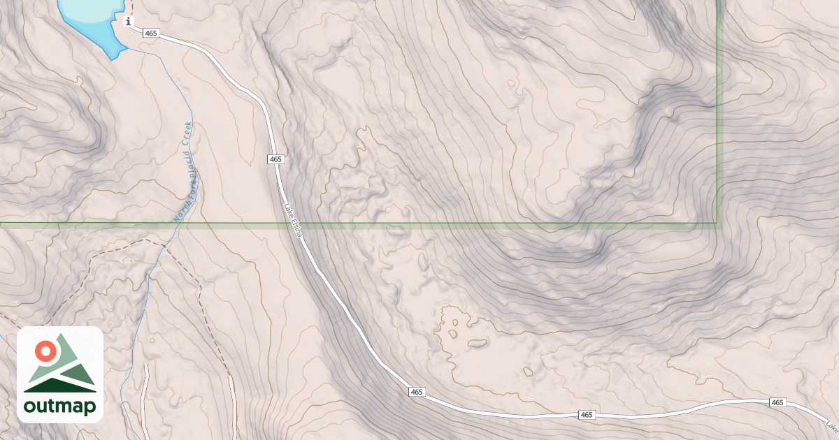 Map of DEER CREEK (LAKE ELSINA)