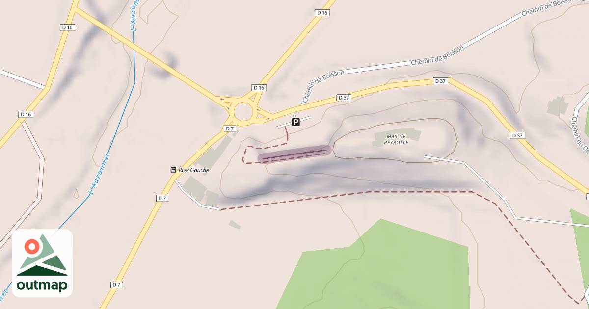Map of Pont d'Auzon