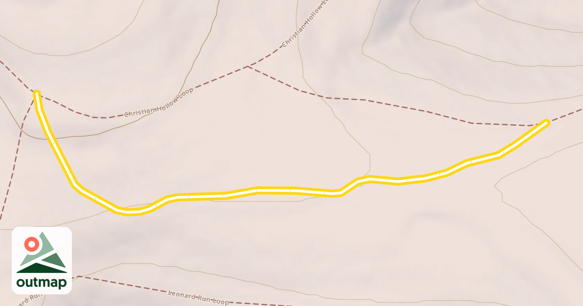 Map of Leonard Run Loop