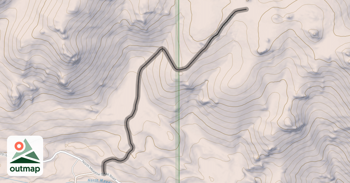 Map of North Meadow Boundary