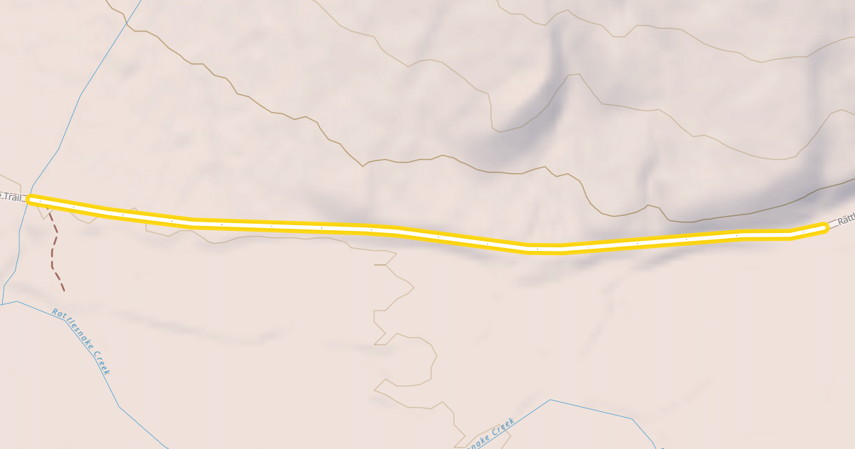 Map preview of Rattlesnake Trail