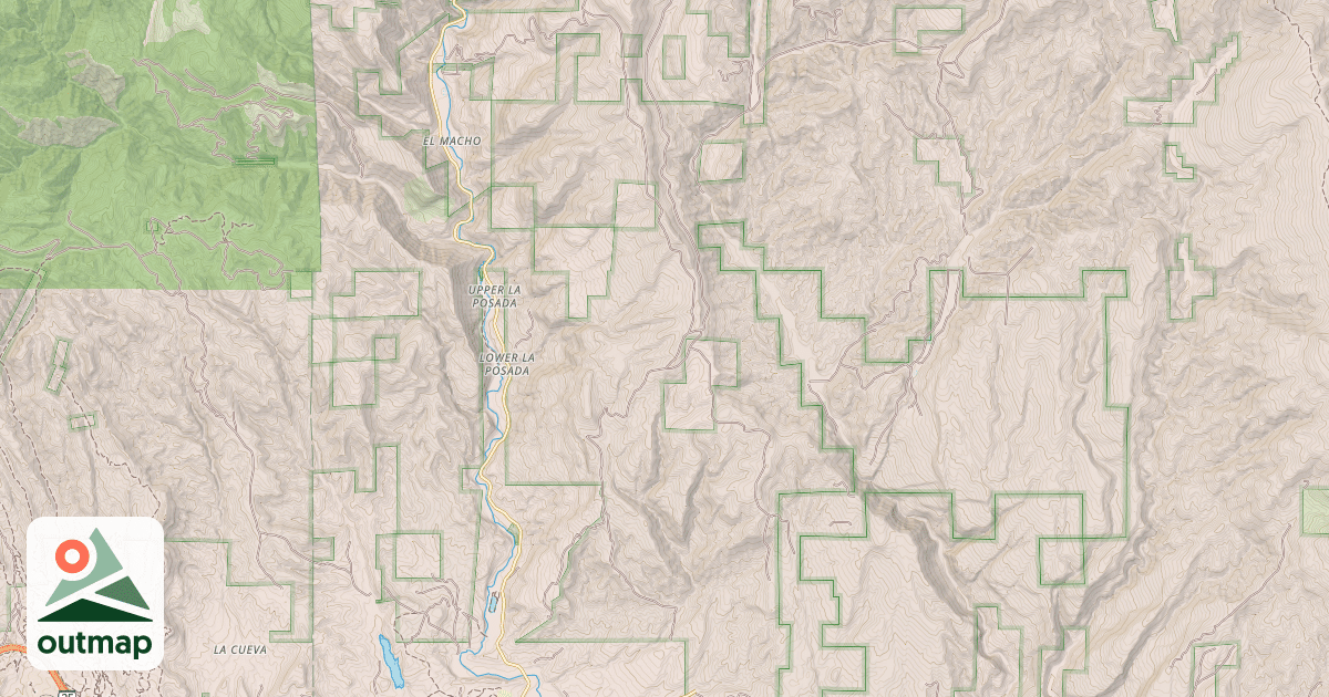Map of LA MADERA
