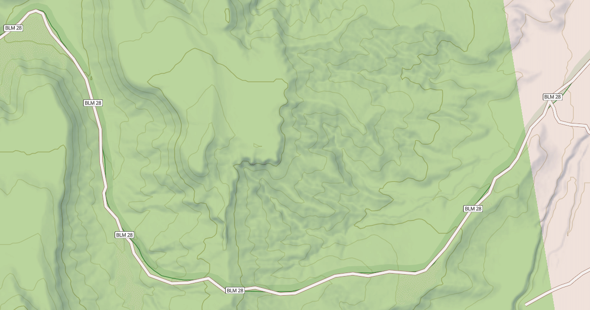 Map preview of BLM National GTLF Public Motorized Roads 1f55eedf-4411-49dd-8fc8-47078dc622e6