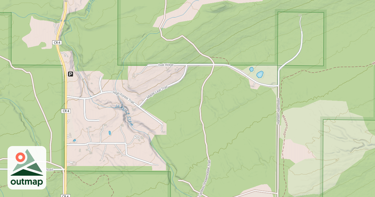 Map of CARIBOU SNOWMOBILE