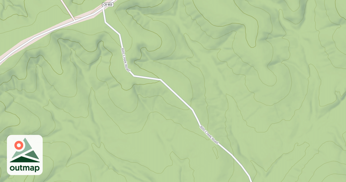 Map of BILLS CREEK