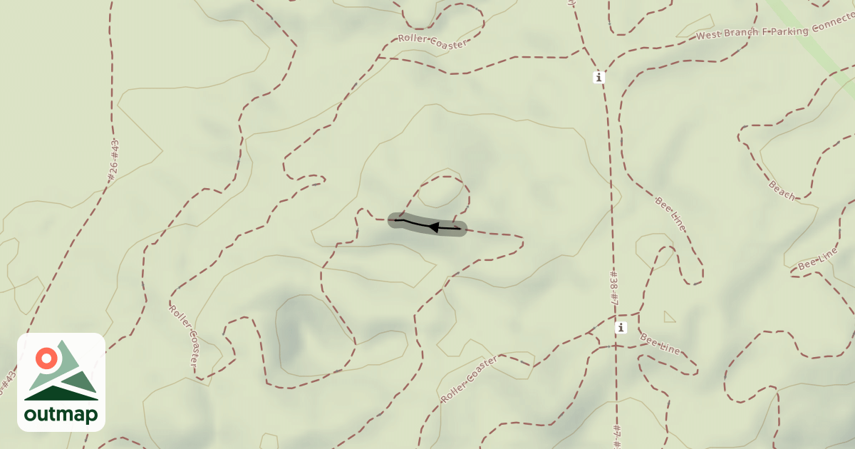 Map of Fibber Mountain Bypass