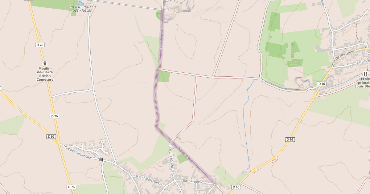 Map preview of Rue du Bois de la Gourdine