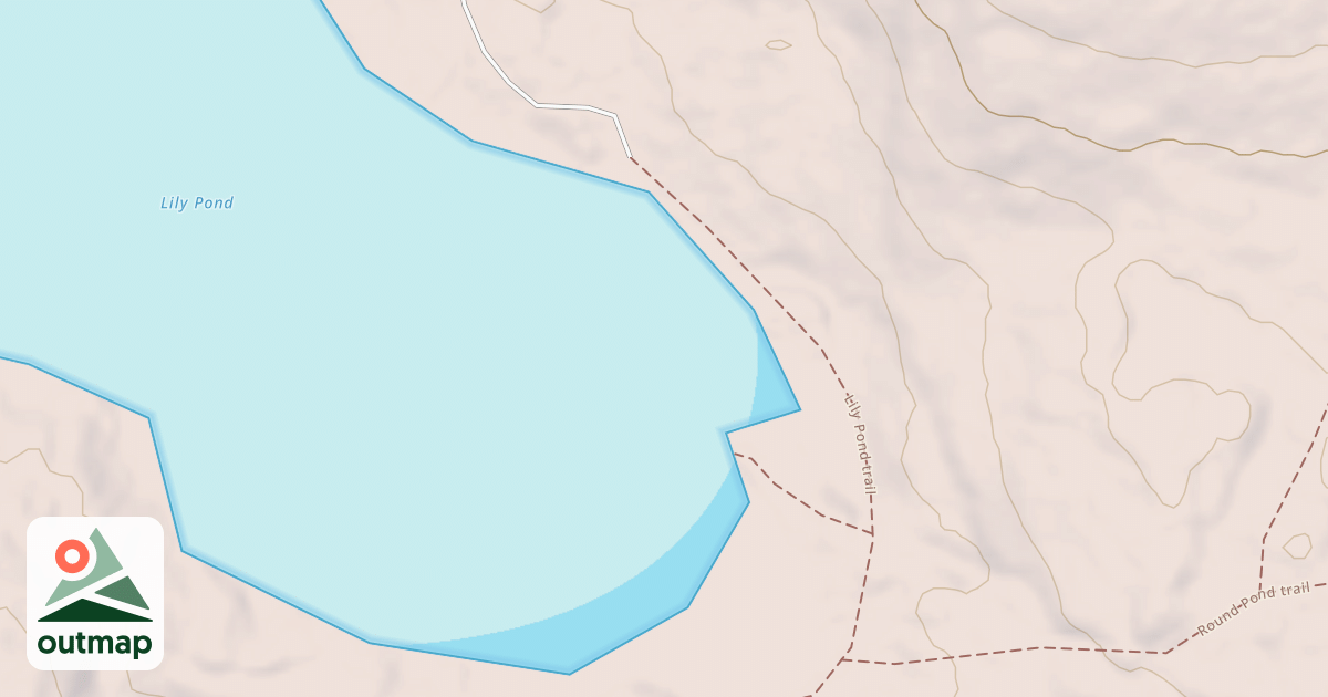 Map of Lily Pond Trail
