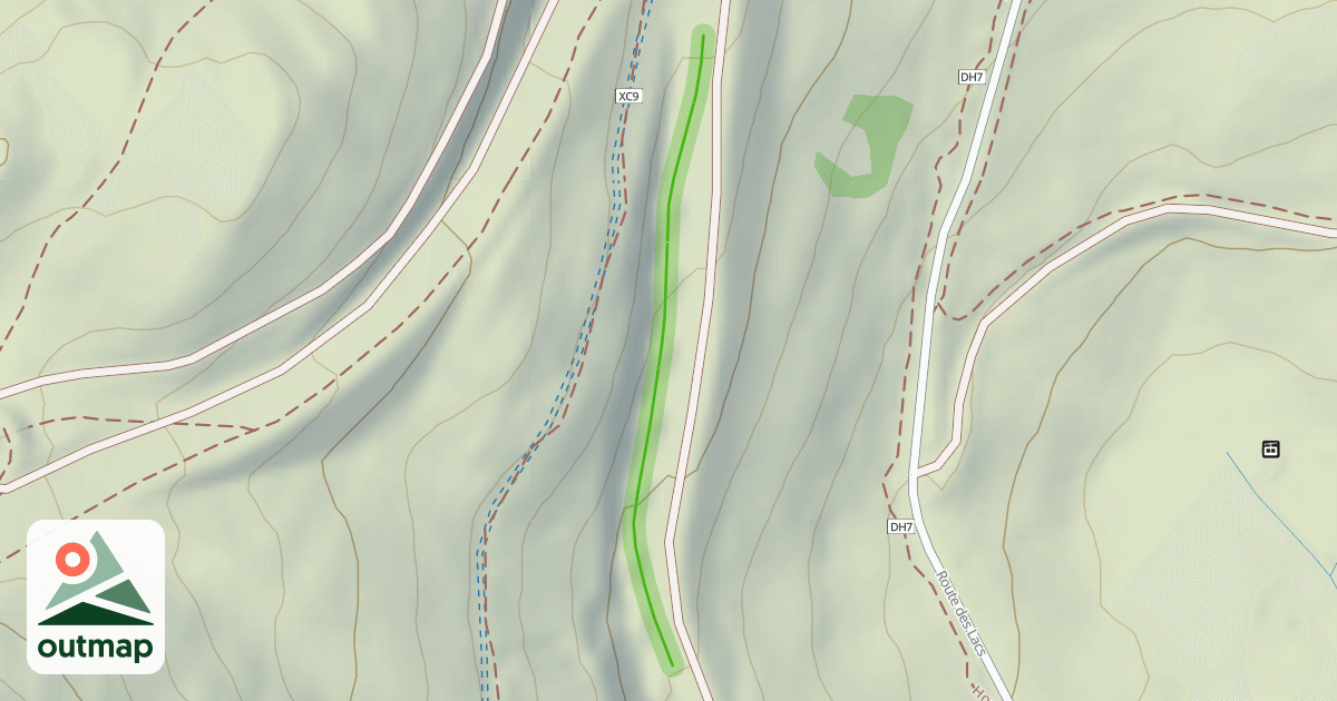Map of Snowpark de Marcel
