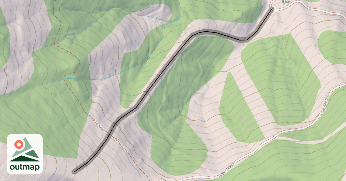 Map of Mary's Ridge