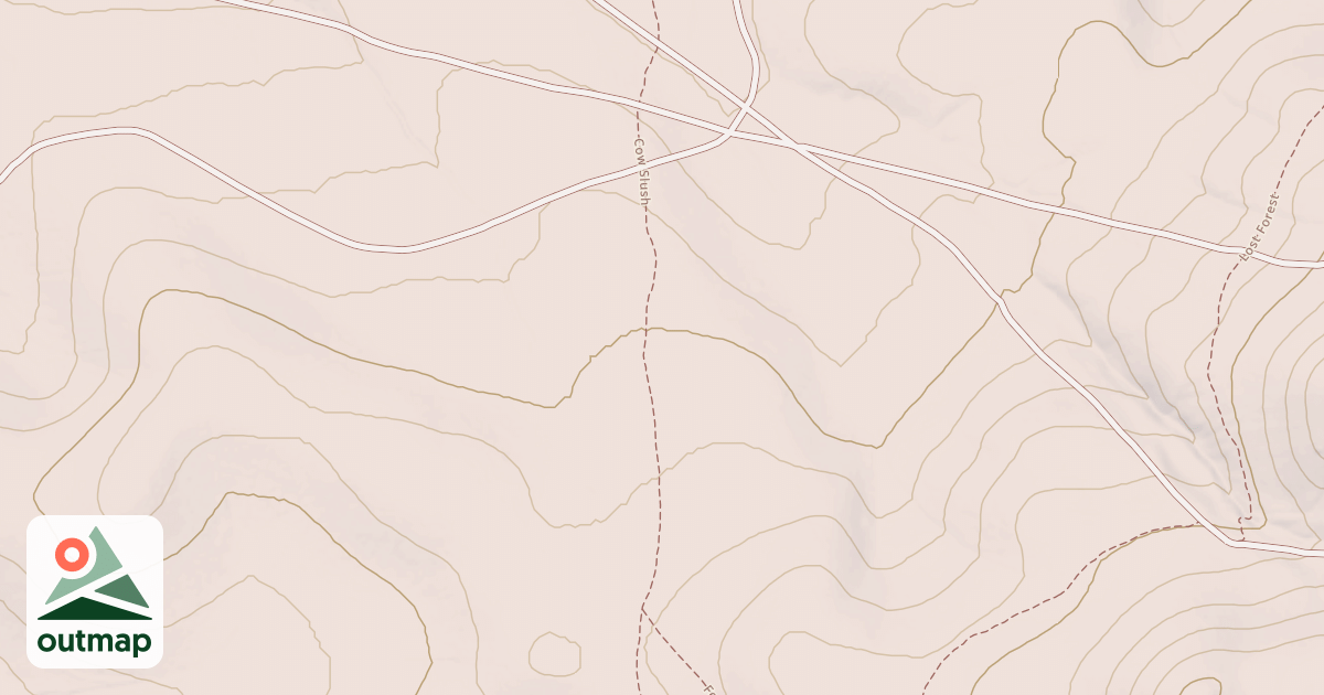 Map of Bloody Shins Trail