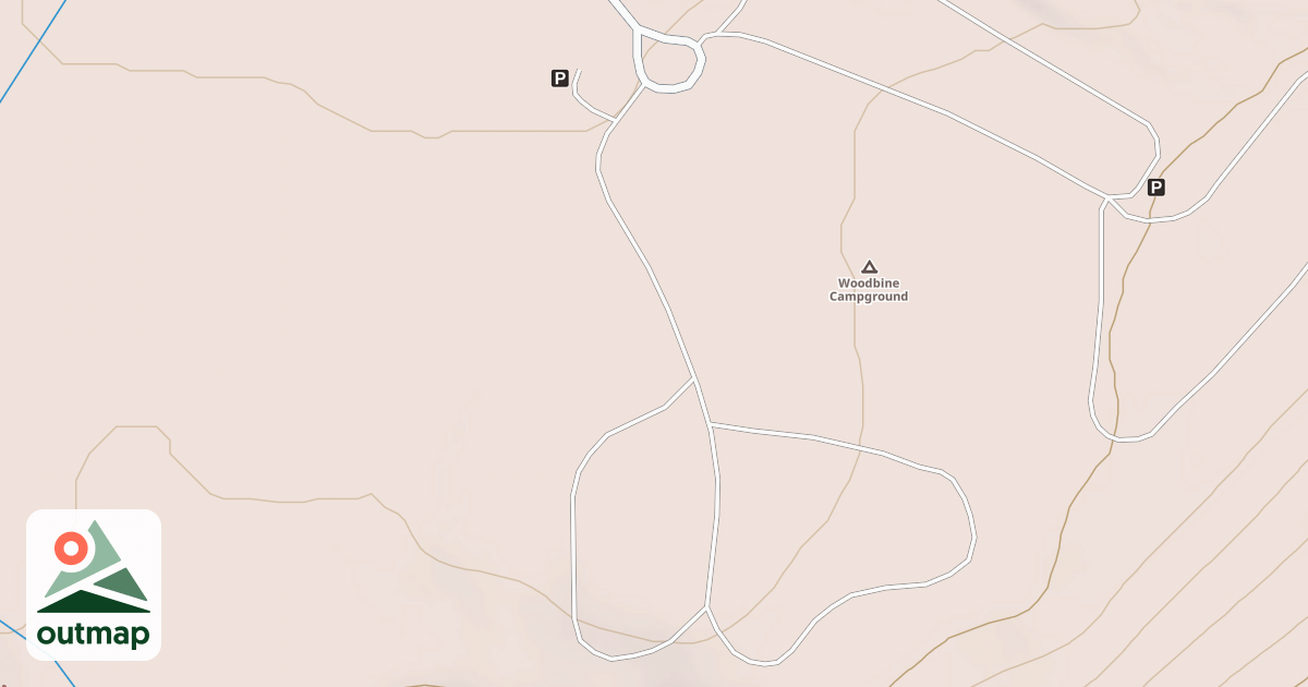 Map of WOODBINE CG FIRST LOOP RIGHT
