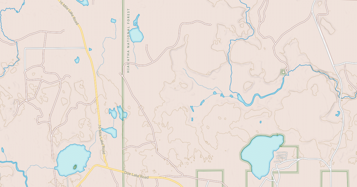 Map preview of SHALLOW LAKE