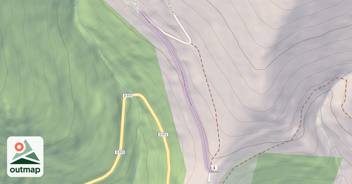 Map of Chemin du Prevenchet