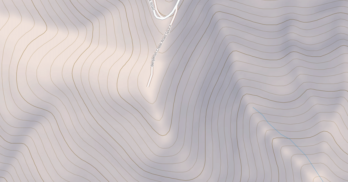 Map preview of BENJAMIN CREEK