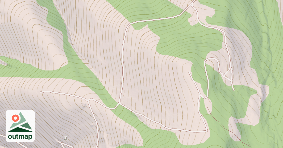 Map of BOURNE GULCH ACCESS