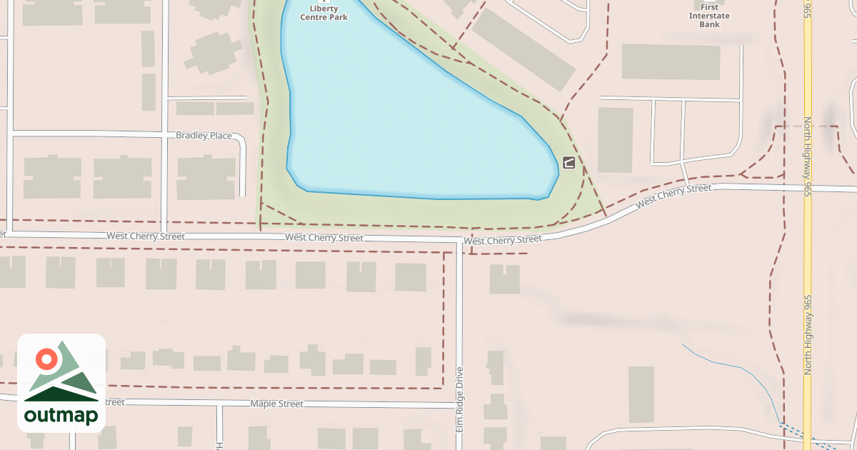 Map of North Ridge Trail