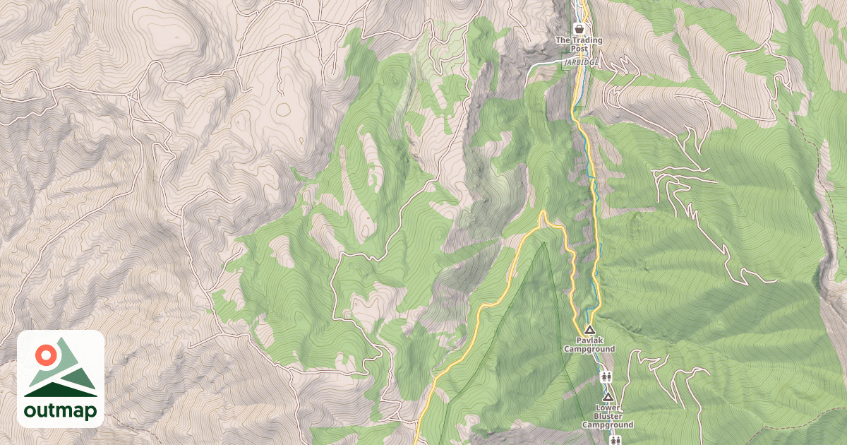 Map of BEAR CREEK