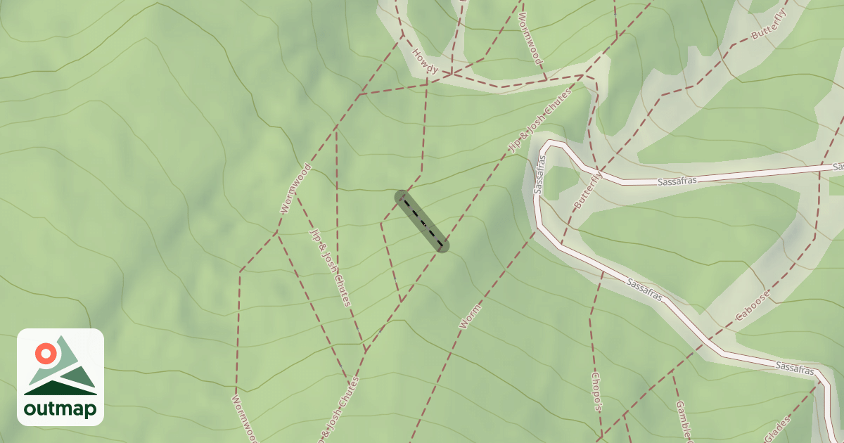 Map of Jip & Josh Chutes