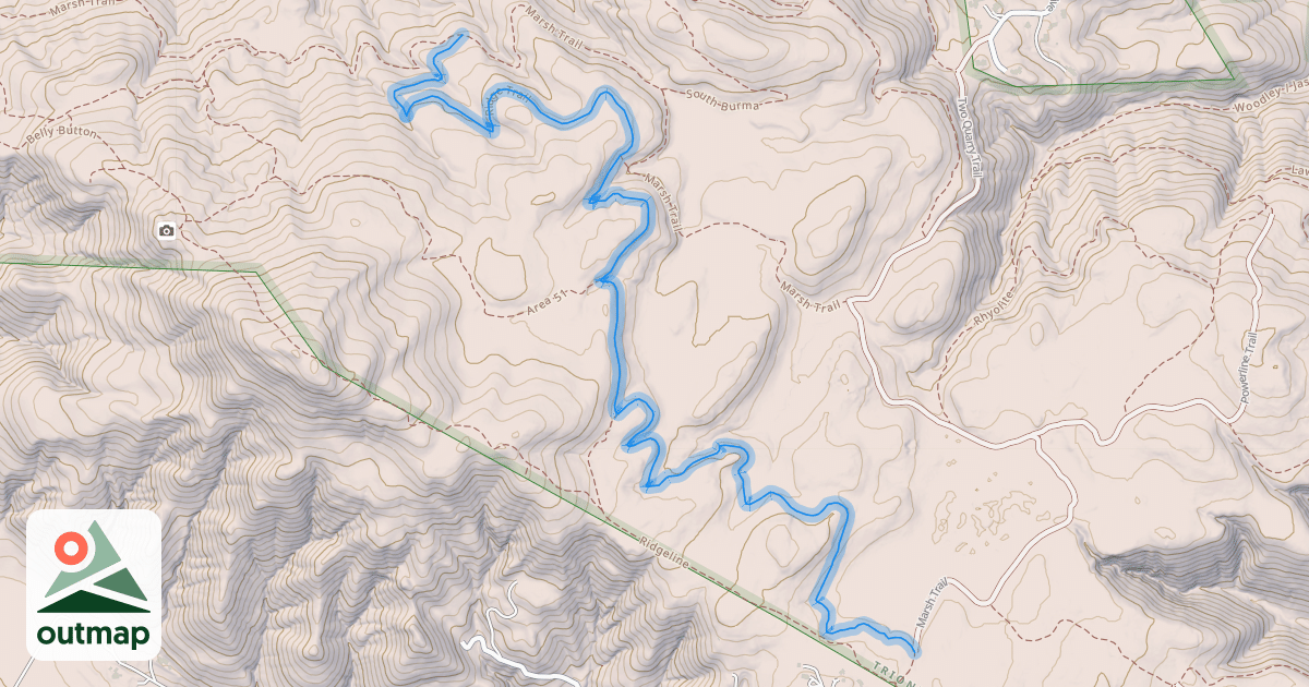 Map of Ridge Trail