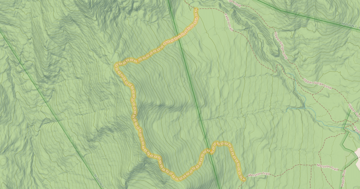 Map preview of Ruschp Sterling Ridge Trail