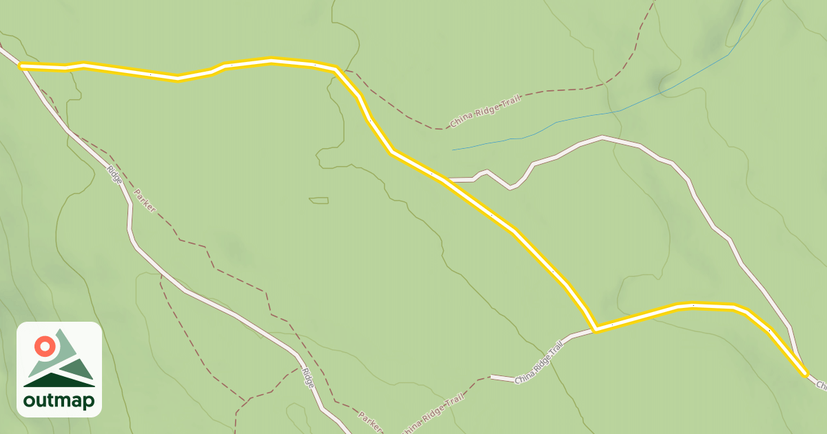 Map of China Ridge Trail