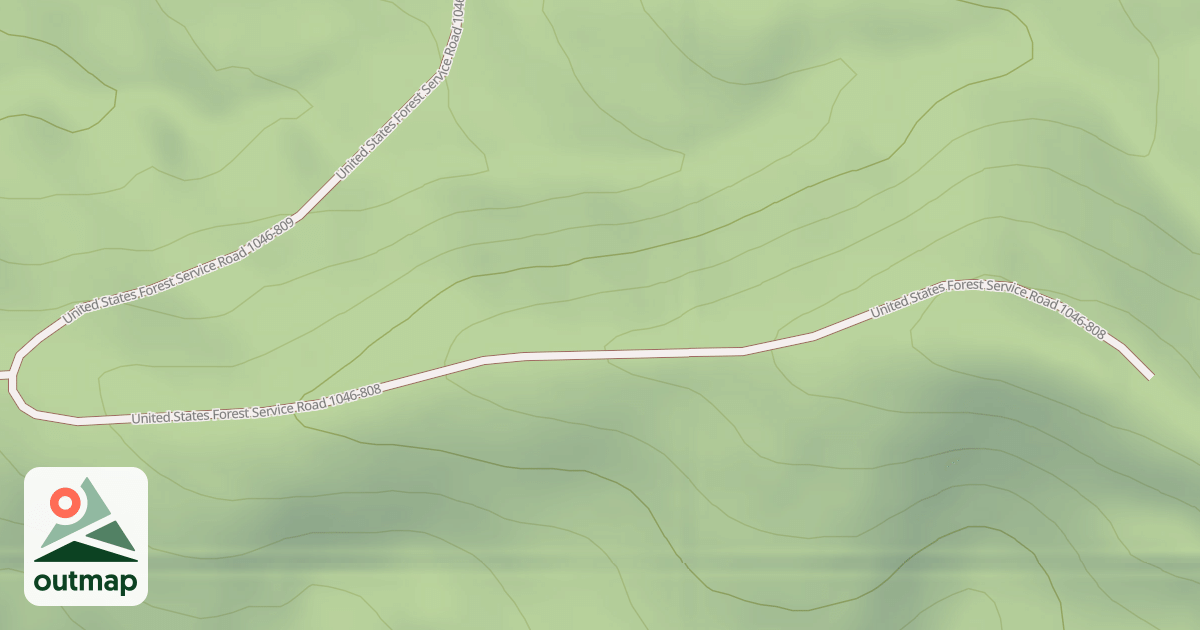 Map of USFS Motor Vehicle Use Map Roads {2C2C7E25-0975-48E0-933D-30C630514C55}