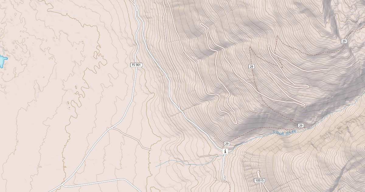 Map preview of FALLS CREEK
