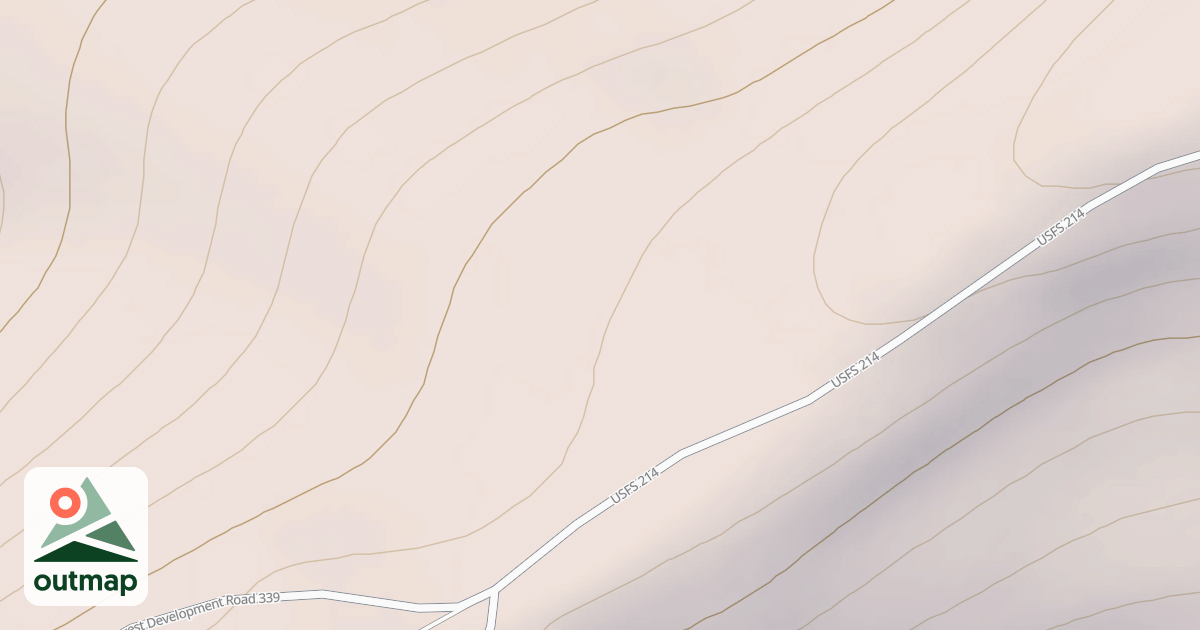 Map of ASPEN SADDLE