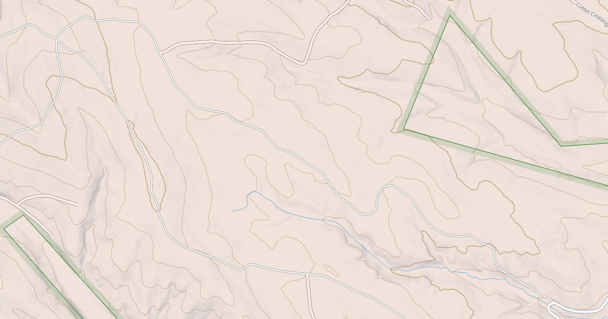 Map preview of CUSTER CROSSING BR 1C