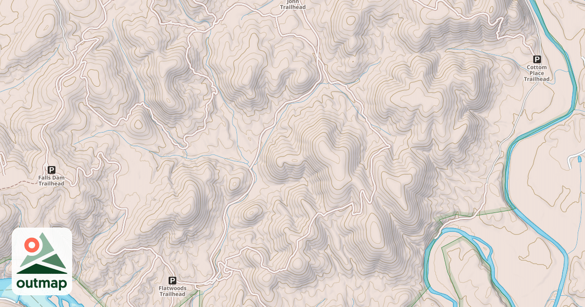 Map of DICKEY BELL OHV