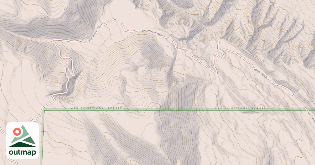 Map of BEAR WALLOW