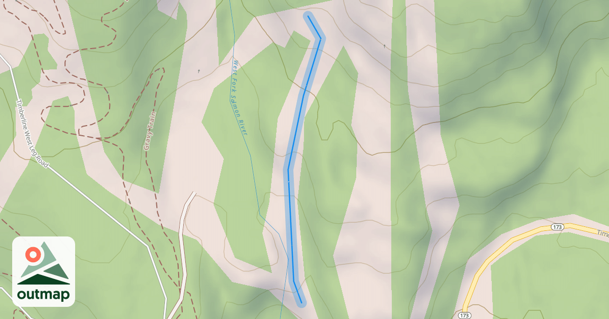 Map of West Run